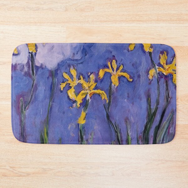 Item preview, Yellow Irises with Pink Cloud - Claude Monet designed and sold by dottyshai.