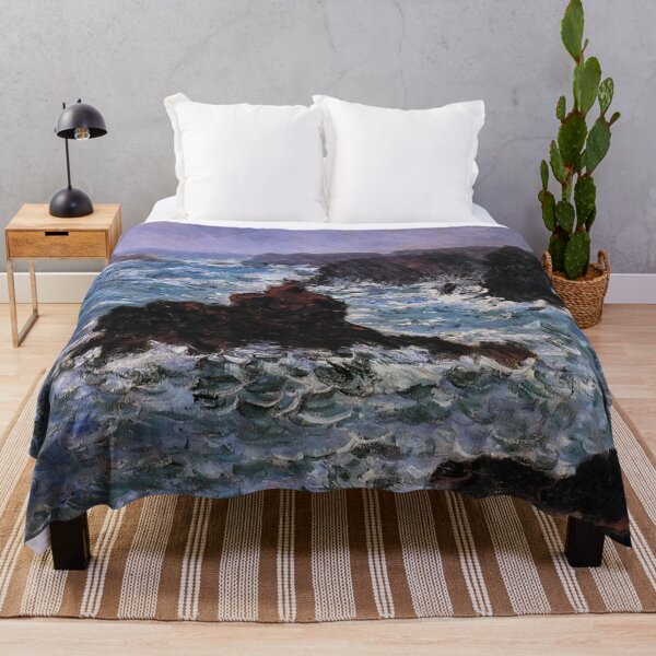 Item preview, Belle-Ile, Rain Effect - Claude Monet designed and sold by dottyshai.