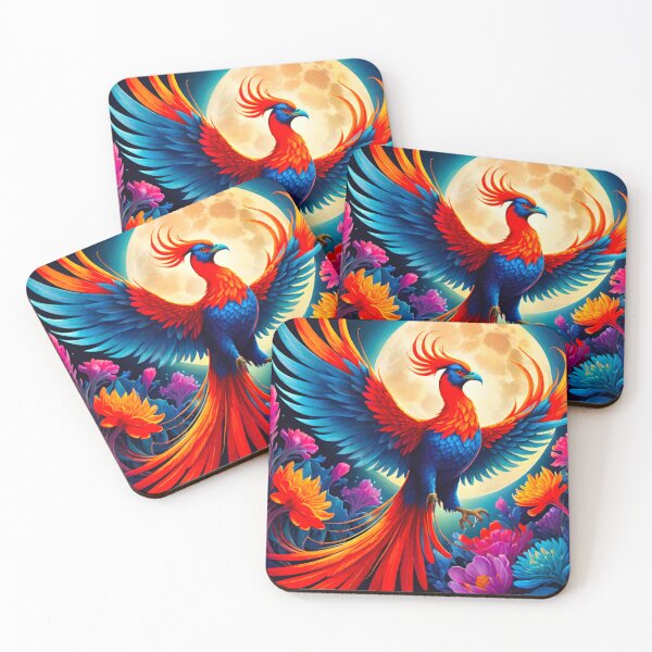 Item preview, Moonlit Rebirth: Phoenix Rising from Ashes designed and sold by GrizzlyCollective.