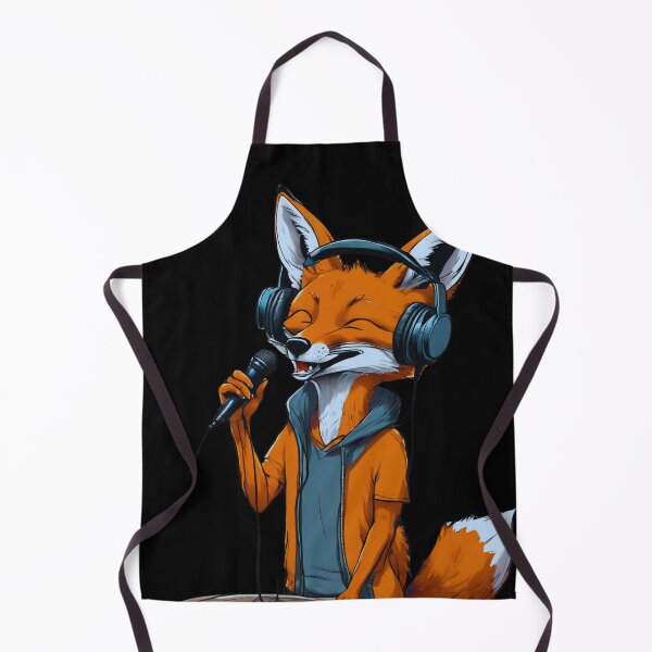 Item preview, Smiling fox sing in forest designed and sold by ColorfulCreate.