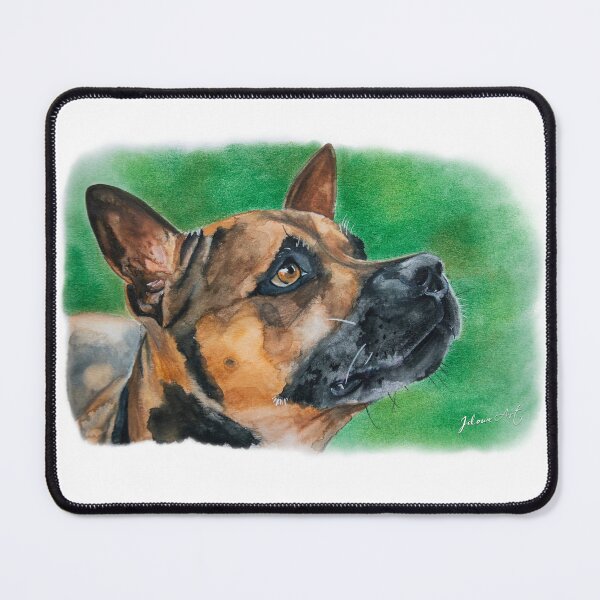 Item preview, Red Staffordshire Bull Terrier designed and sold by JeloweArt.