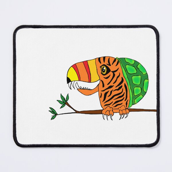 Item preview, Tiger Toucan Tortoise designed and sold by ArtfullyCreatve.