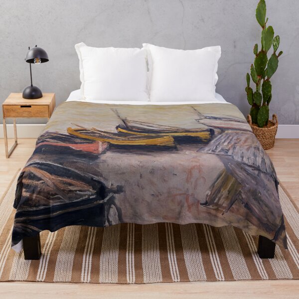 Item preview, Barcos en la playa - Claude Monet designed and sold by dottyshai.