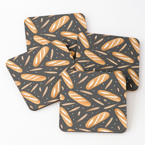 Item preview, Sourdough Bread Seamless Pattern designed and sold by palaco210.