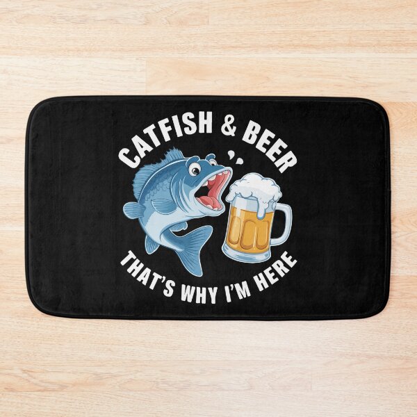 Item preview, Catfish and beer, That's why I'm here designed and sold by HandicraftArt.