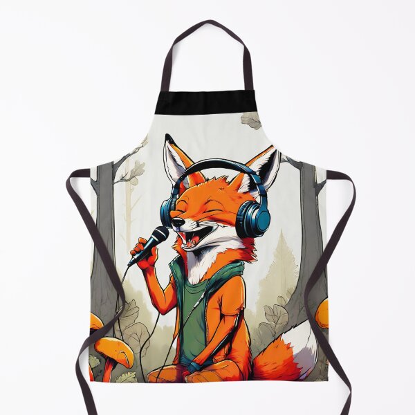 Item preview, Smiling fox sing in forest designed and sold by ColorfulCreate.