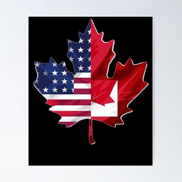 Item preview, American Canadien Maple Leaf Canada designed and sold by Smix Pixels.