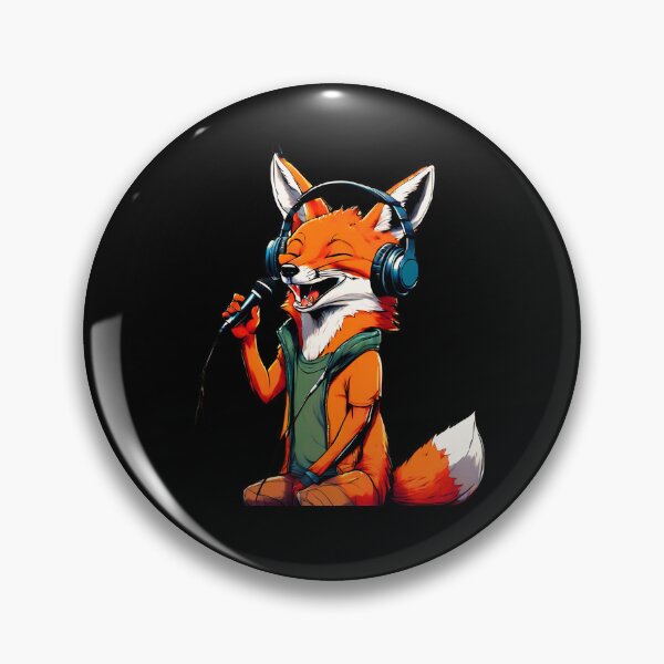 Item preview, Smiling fox sing in forest designed and sold by ColorfulCreate.