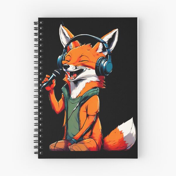 Item preview, Smiling fox sing in forest designed and sold by ColorfulCreate.
