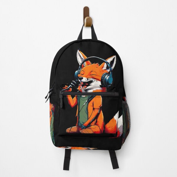 Item preview, Smiling fox sing in forest designed and sold by ColorfulCreate.