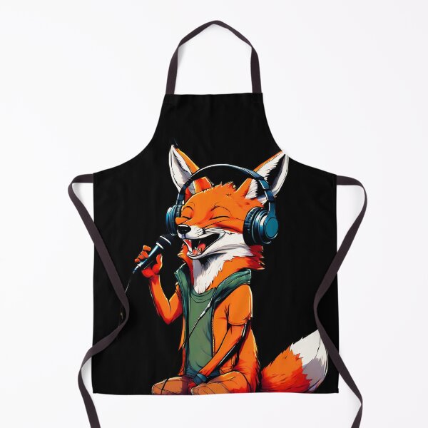 Item preview, Smiling fox sing in forest designed and sold by ColorfulCreate.