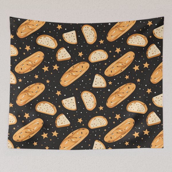 Item preview, Sourdough Bread Seamless Pattern designed and sold by palaco210.