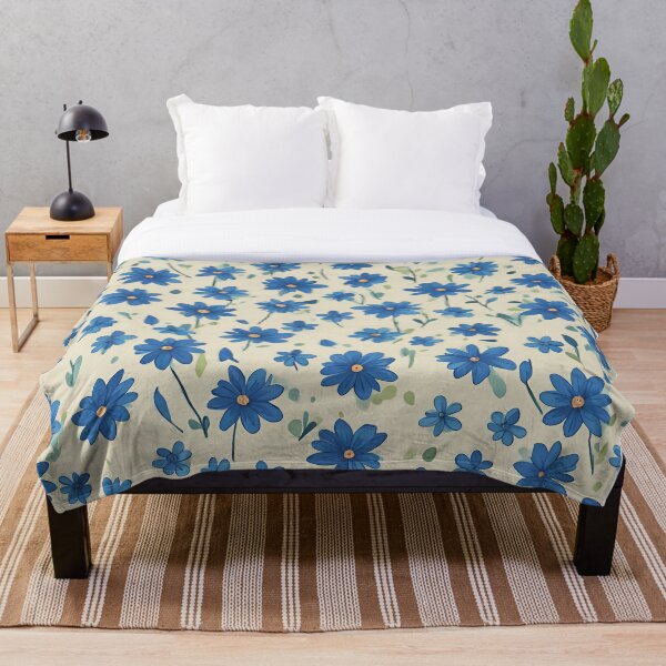 Aperçu de l'œuvre Petites fleurs bleues créée et vendue par PastelDreamz.