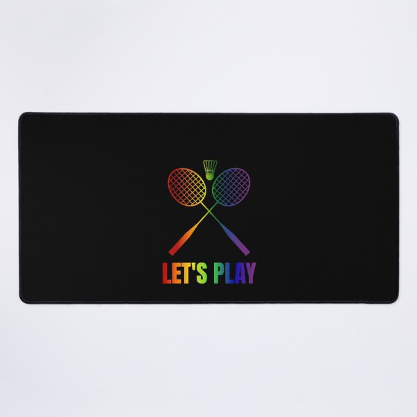 Item preview, Badminton Let's Play, LGBTQ Sports, Badminton rainbow graphic, Badminton  T-Shirts, Badminton Gift, Birthday Gift, Mothers Day Gift, Fathers Day Gift, Christmas Gift, designed and sold by PrideBeProud.