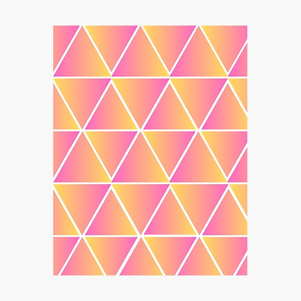 Aperçu de l'œuvre Modèle de triangle dégradé créée et vendue par AbeeRedB.