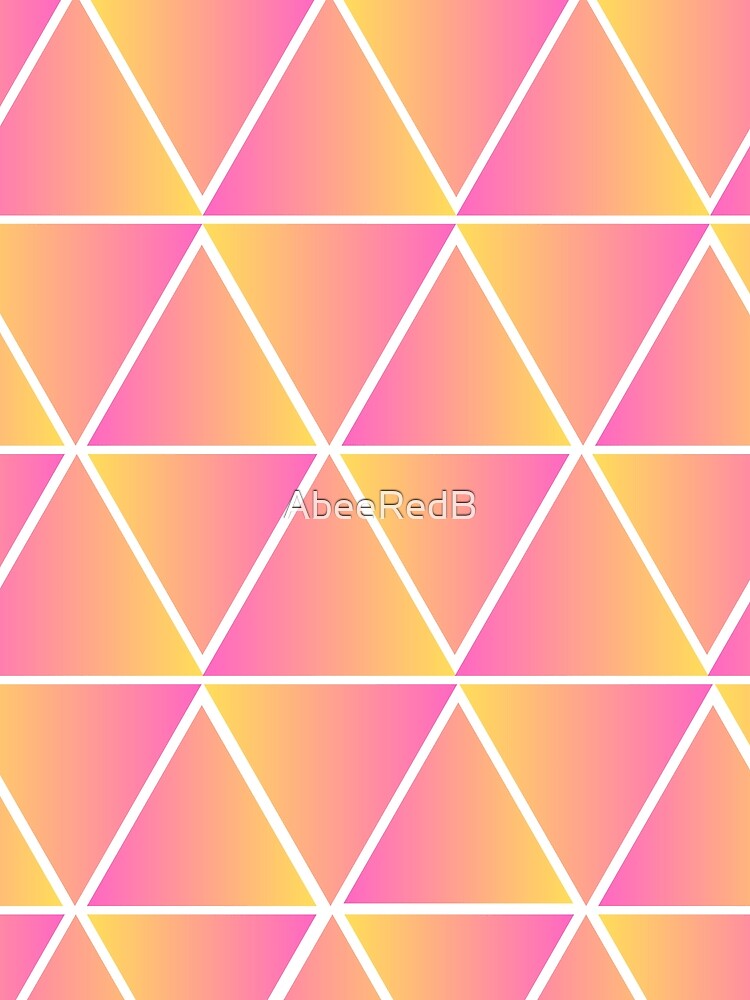 Thumbnail 3 of 3, Scarf, Gradient Triangle Pattern designed and sold by AbeeRedB.
