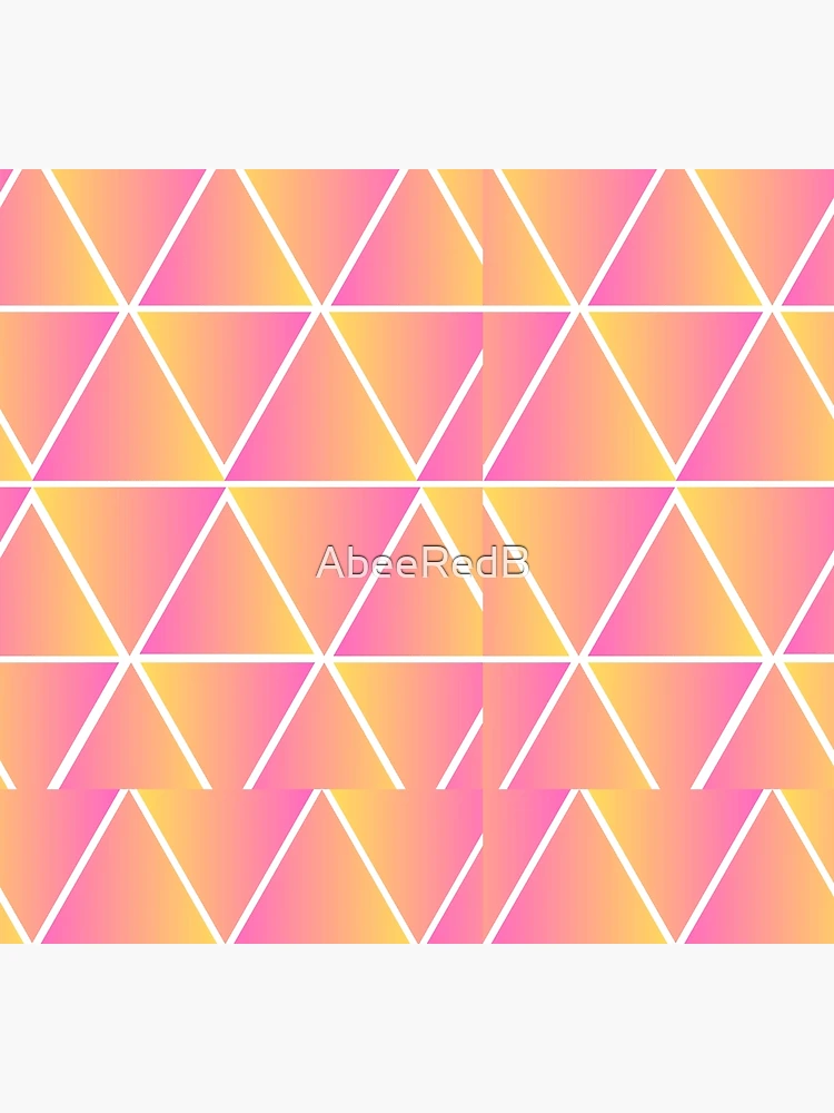 Thumbnail 5 of 5, Socks, Gradient Triangle Pattern designed and sold by AbeeRedB.