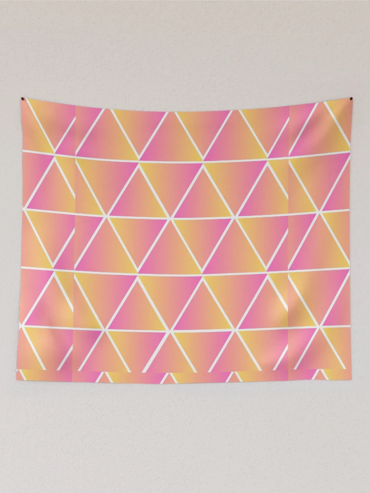 Thumbnail 2 of 3, Tapestry, Gradient Triangle Pattern designed and sold by AbeeRedB.