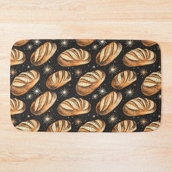 Item preview, Sourdough Bread Seamless Pattern designed and sold by palaco210.