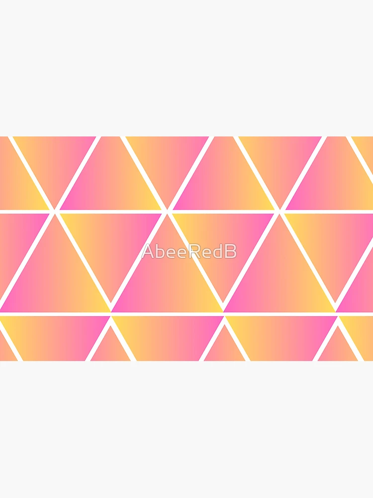 Thumbnail 4 of 4, Coffee Mug, Gradient Triangle Pattern designed and sold by AbeeRedB.