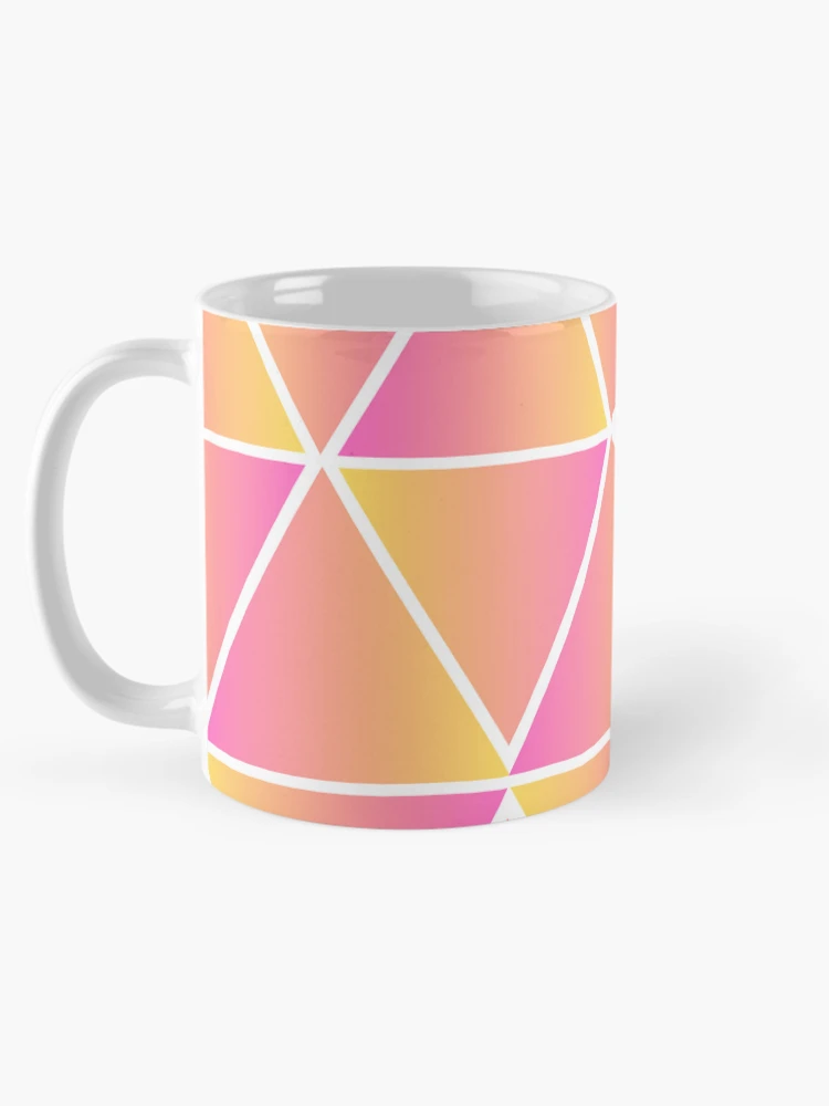 Thumbnail 5 of 6, Coffee Mug, Gradient Triangle Pattern designed and sold by AbeeRedB.
