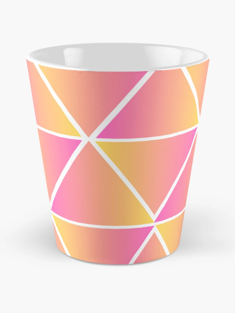 Thumbnail 2 of 4, Coffee Mug, Gradient Triangle Pattern designed and sold by AbeeRedB.