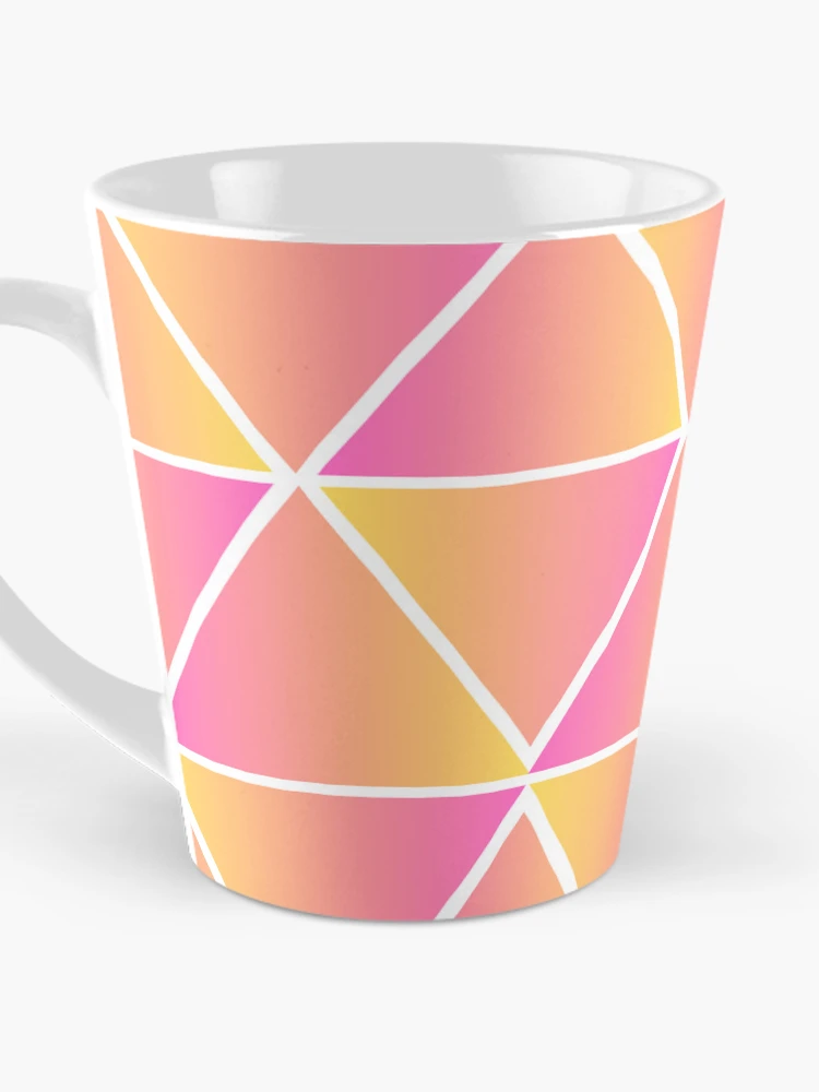 Thumbnail 3 of 4, Coffee Mug, Gradient Triangle Pattern designed and sold by AbeeRedB.