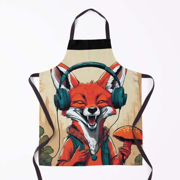 Item preview, Smiling fox sing in forest designed and sold by ColorfulCreate.
