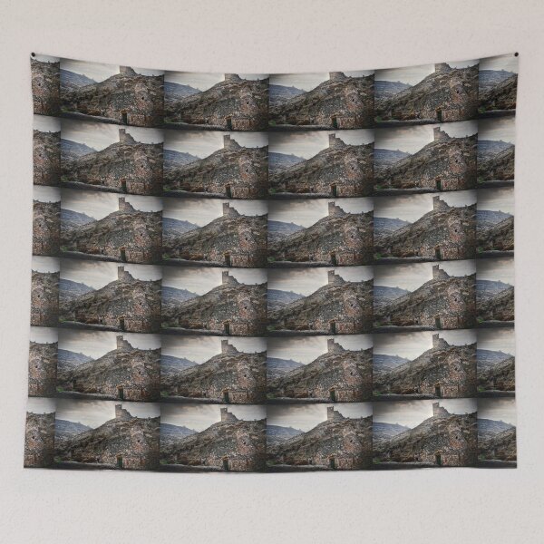 Item preview, towers of a haunting castle, between sun and mist designed and sold by seasandlands.