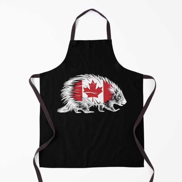 Item preview, Maple Leaf Porcupine Canadian Flag Canada designed and sold by Smix Pixels.