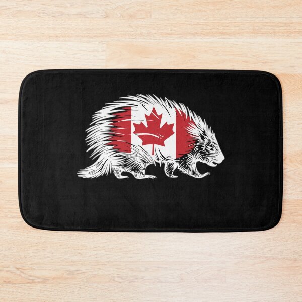 Item preview, Maple Leaf Porcupine Canadian Flag Canada designed and sold by Smix Pixels.