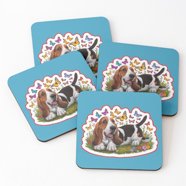 Item preview, A Basset Hound illustration designed and sold by ZooStateofMind.