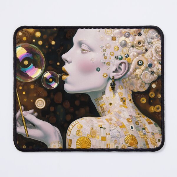 Item preview, Albino lady with soap bubbles designed and sold by MireaM.