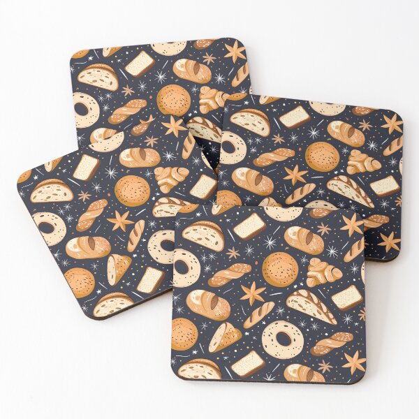 Item preview, Sourdough Bread Seamless Pattern designed and sold by palaco210.