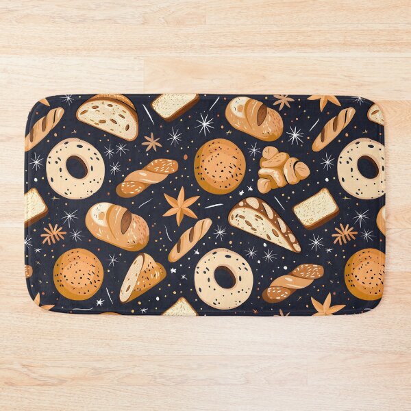 Item preview, Sourdough Bread Seamless Pattern designed and sold by palaco210.