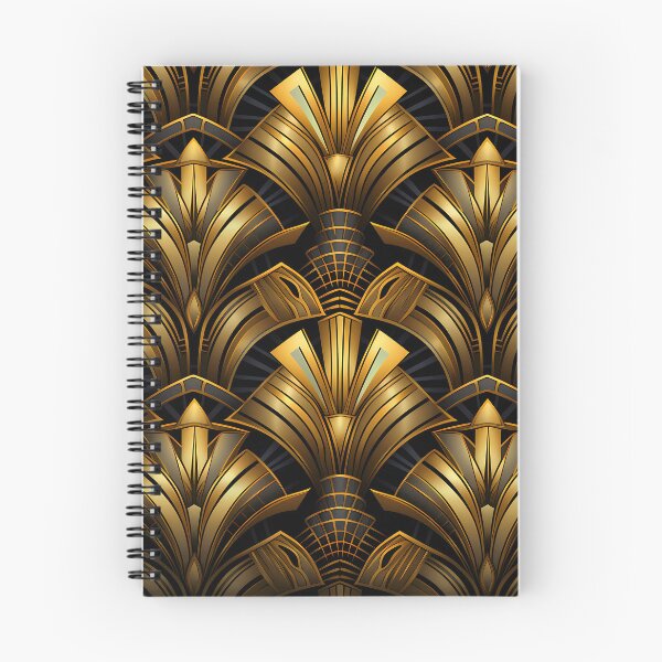 Item preview, Golden And Black Art Deco Chic Boujee Pattern  designed and sold by DEC02.