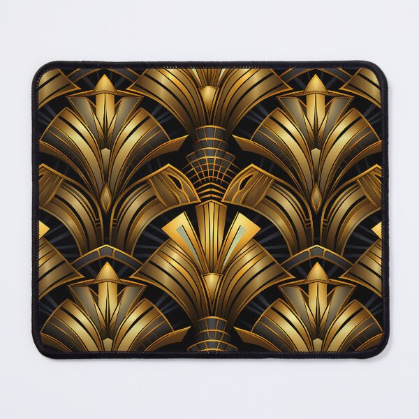 Item preview, Golden And Black Art Deco Chic Boujee Pattern  designed and sold by DEC02.