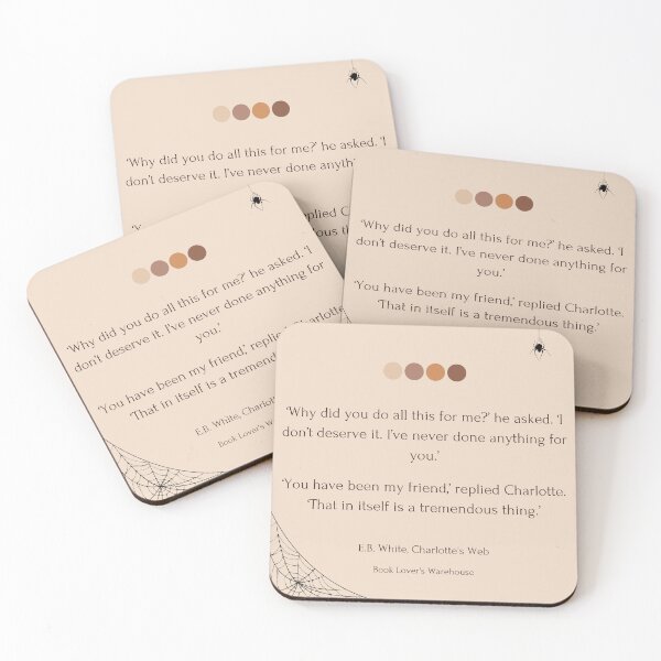 Item preview, Charlotte's Web designed and sold by Book Lover's Warehouse.