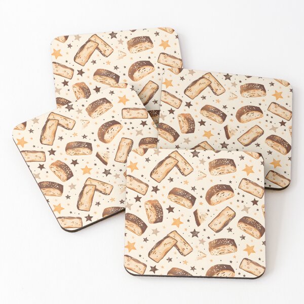 Item preview, Sourdough Bread Seamless Pattern designed and sold by palaco210.