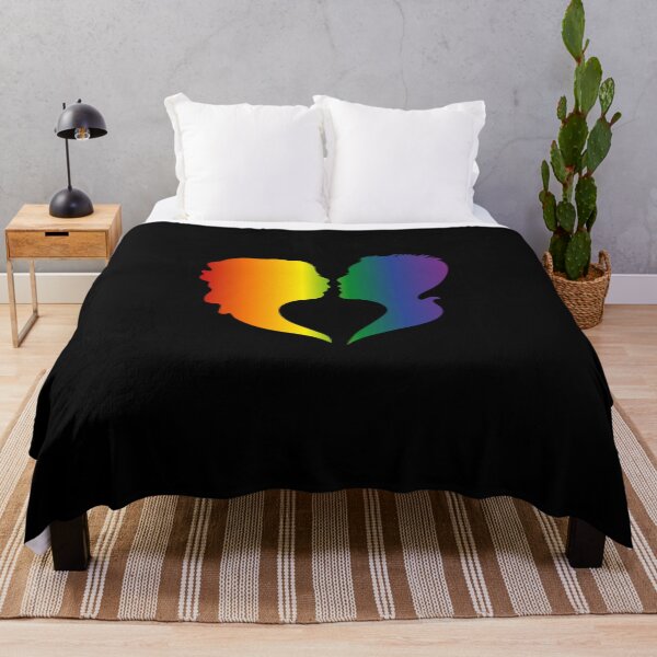 Item preview, Two women kissing rainbow graphic, Lesbian graphic, rainbow graphic,  designed and sold by PrideBeProud.