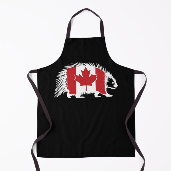Item preview, Maple Leaf Porcupine Canadian Flag Canada designed and sold by Smix Pixels.