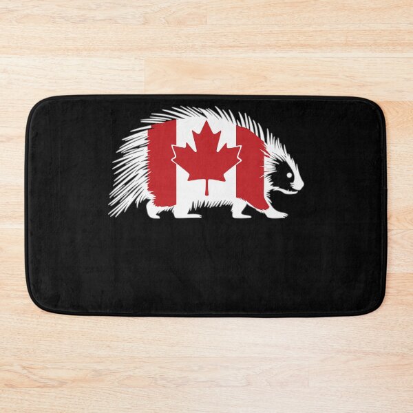 Item preview, Maple Leaf Porcupine Canadian Flag Canada designed and sold by Smix Pixels.