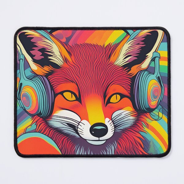 Item preview, Smiling fox sing in forest designed and sold by ColorfulCreate.