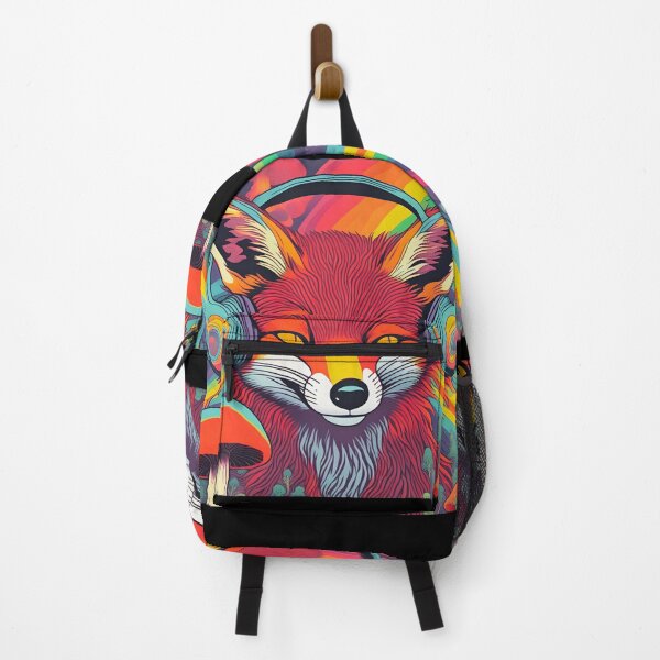 Item preview, Smiling fox sing in forest designed and sold by ColorfulCreate.