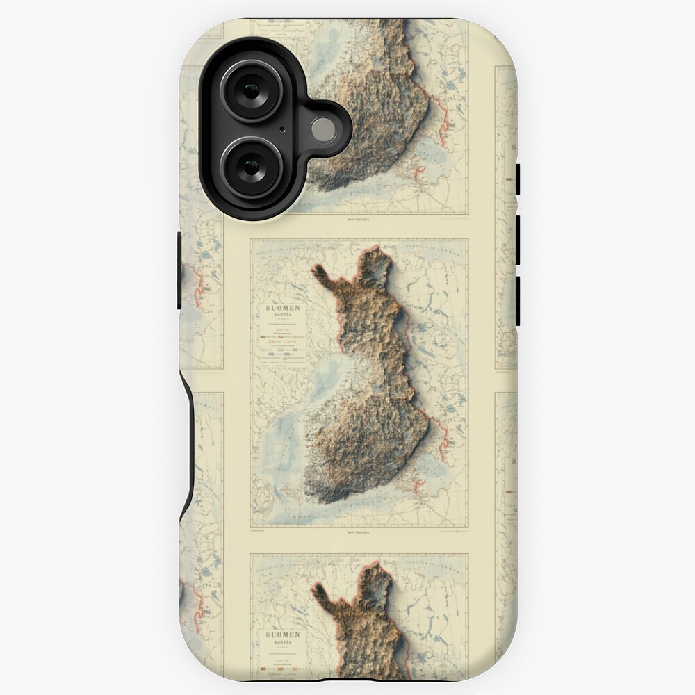 Item preview, iPhone Magsafe Tough Case designed and sold by ThinkAboutMaps.