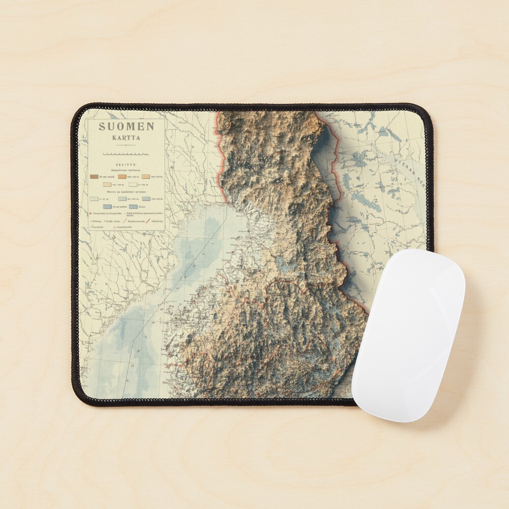Item preview, Mouse Pad designed and sold by ThinkAboutMaps.