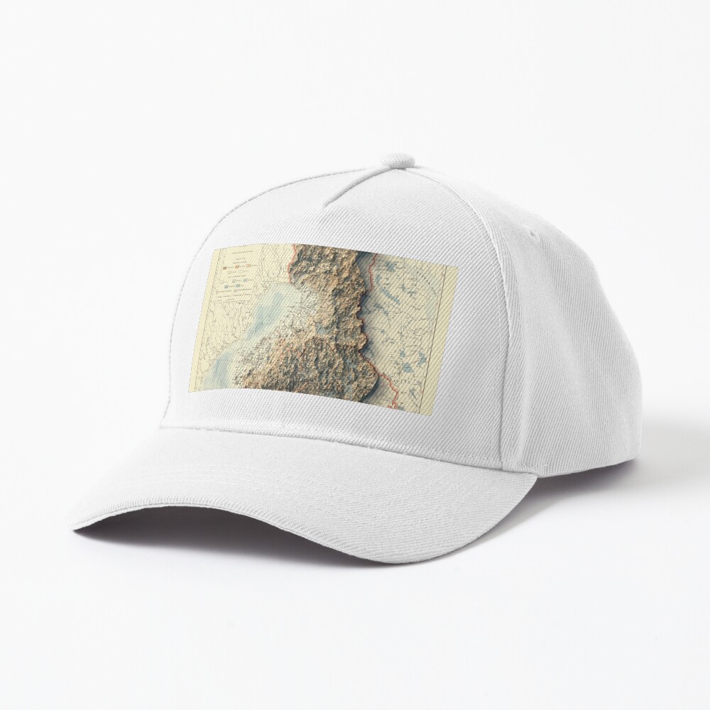 Item preview, Baseball Cap designed and sold by ThinkAboutMaps.