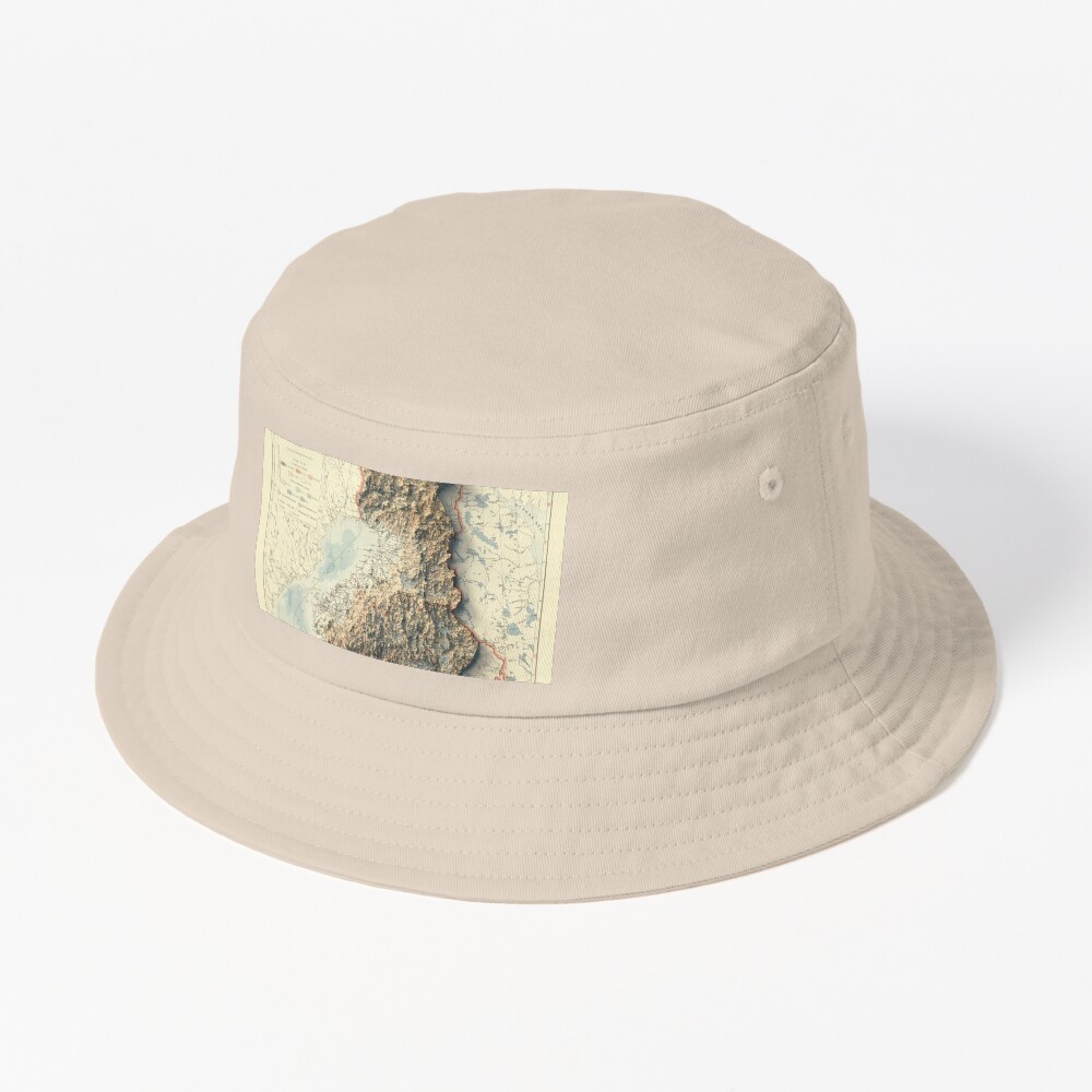 Item preview, Bucket Hat designed and sold by ThinkAboutMaps.