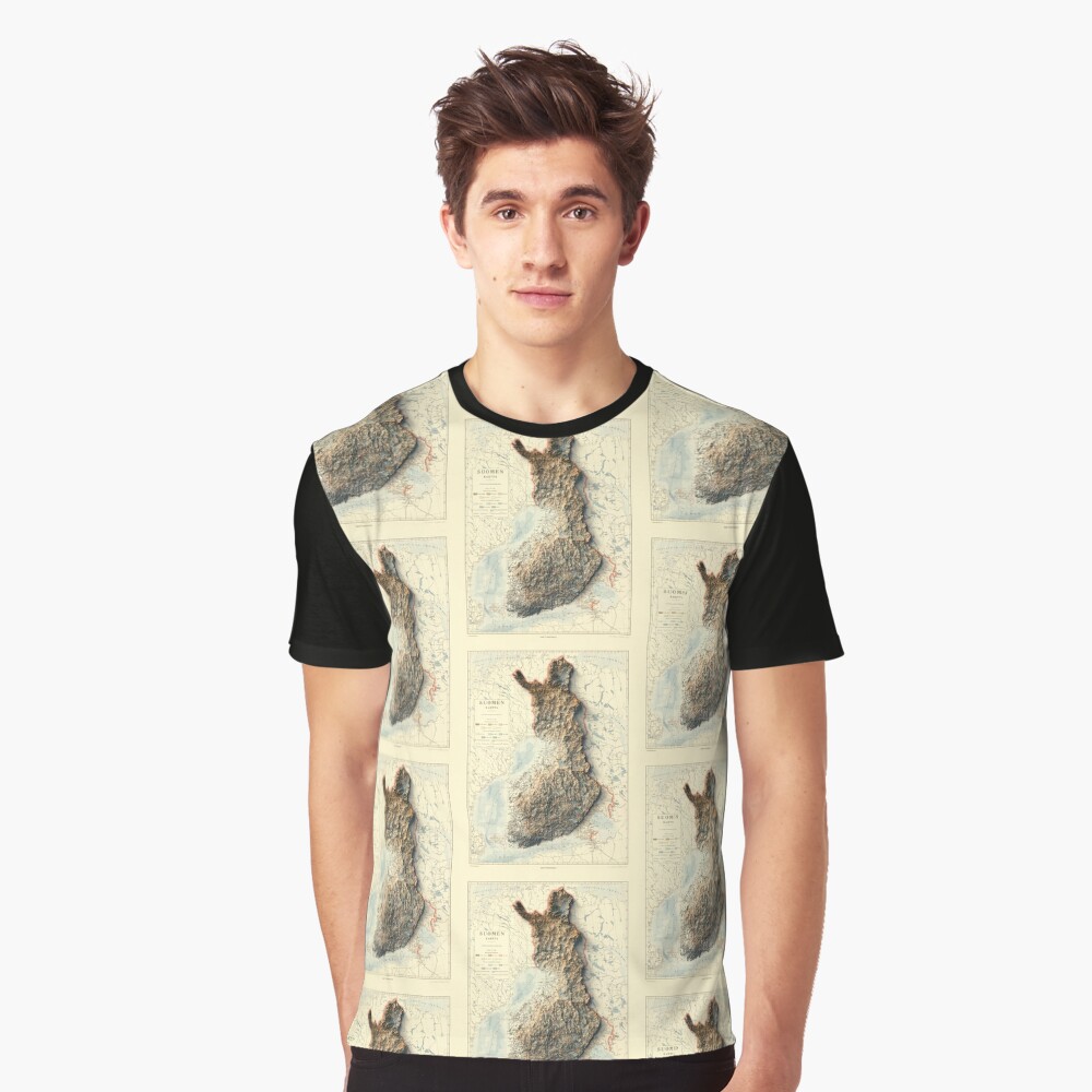 Item preview, Graphic T-Shirt designed and sold by ThinkAboutMaps.