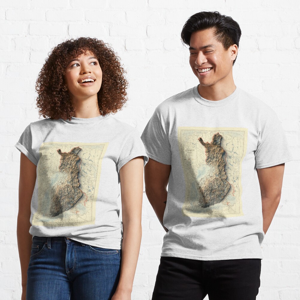 Item preview, Classic T-Shirt designed and sold by ThinkAboutMaps.
